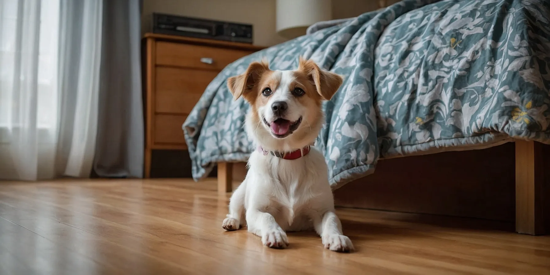 Why does my dog go under the bed? - Property of Pets